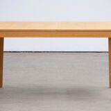 Vintage scandinavian table raw wood 1960