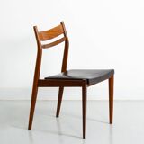 Set of 6 Scandinavian teak chairs, circa 1960