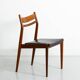 Lot de 6 chaises scandinave en teck, circa 1960