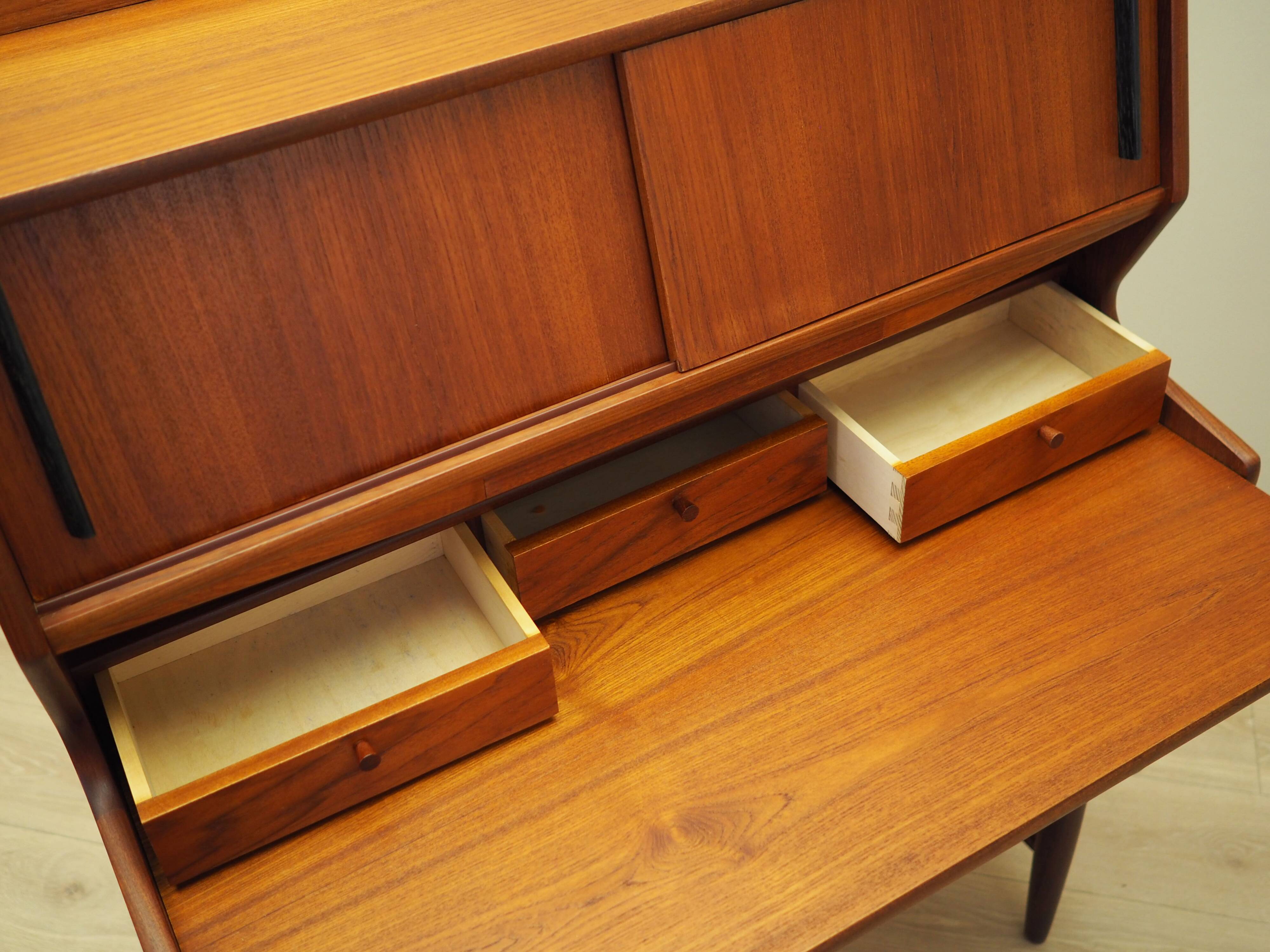 Teak secretary, Danish design, 1970s, production: Denmark