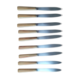 Set of 9 bakelite knives