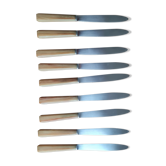 Set de 9 couteaux en bakélite