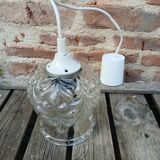 Vintage glass pendant/lamp