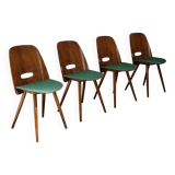 Set of 4 Lollipop chairs by Frantisek Jirak for Tatra 1960