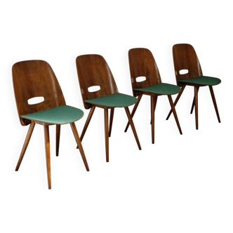 Set of 4 Lollipop chairs by Frantisek Jirak for Tatra 1960