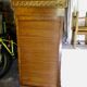 Meuble à rideau classeur meuble bureau ancien acajou et bronze doré