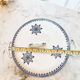Antique soup tureen in white and blue earthenware – Vintage / Country style