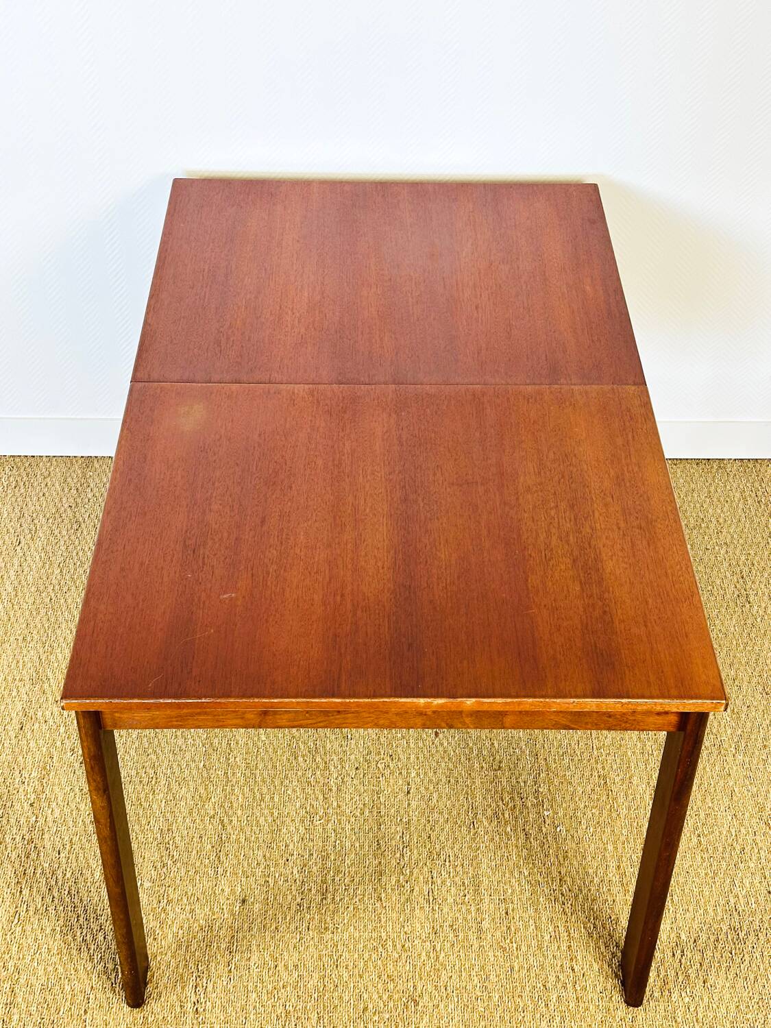 Scandinavian dining table in teak