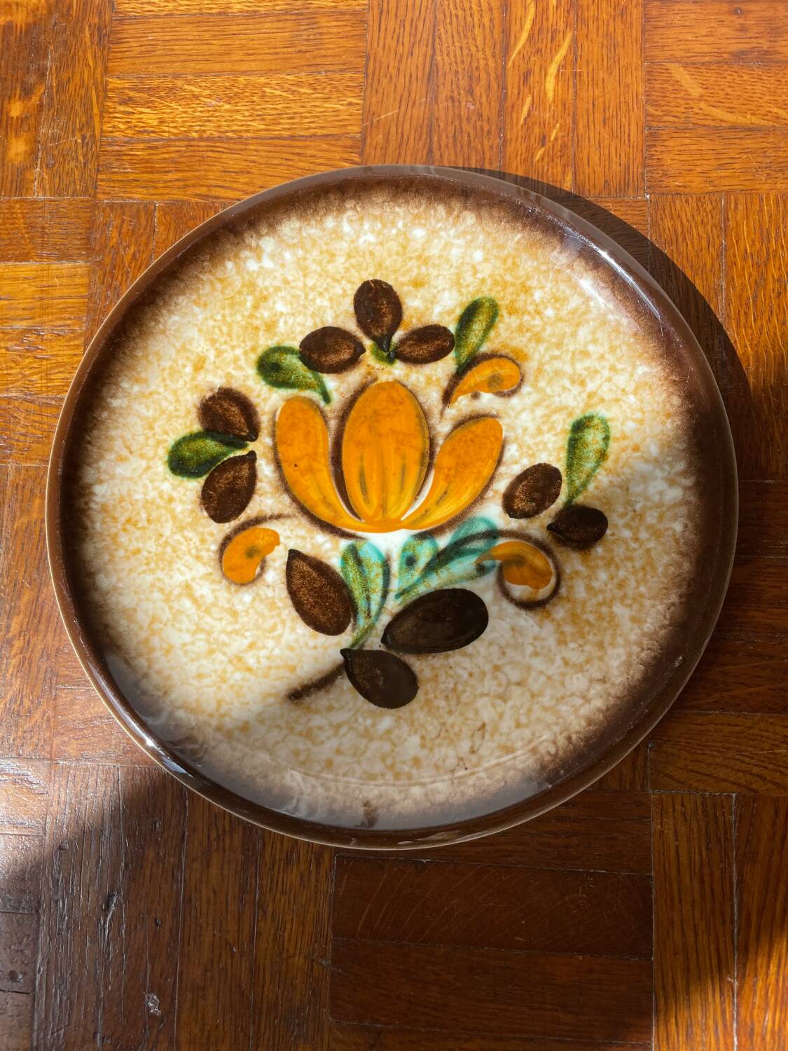 Set of 12 plates from the Boch La Louvière Corfu vintage collection