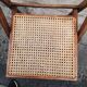 Cannage folding chair