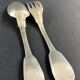 Cutlery fork large spoon fillet Louis XV silver rooster hallmarks 1798-1809