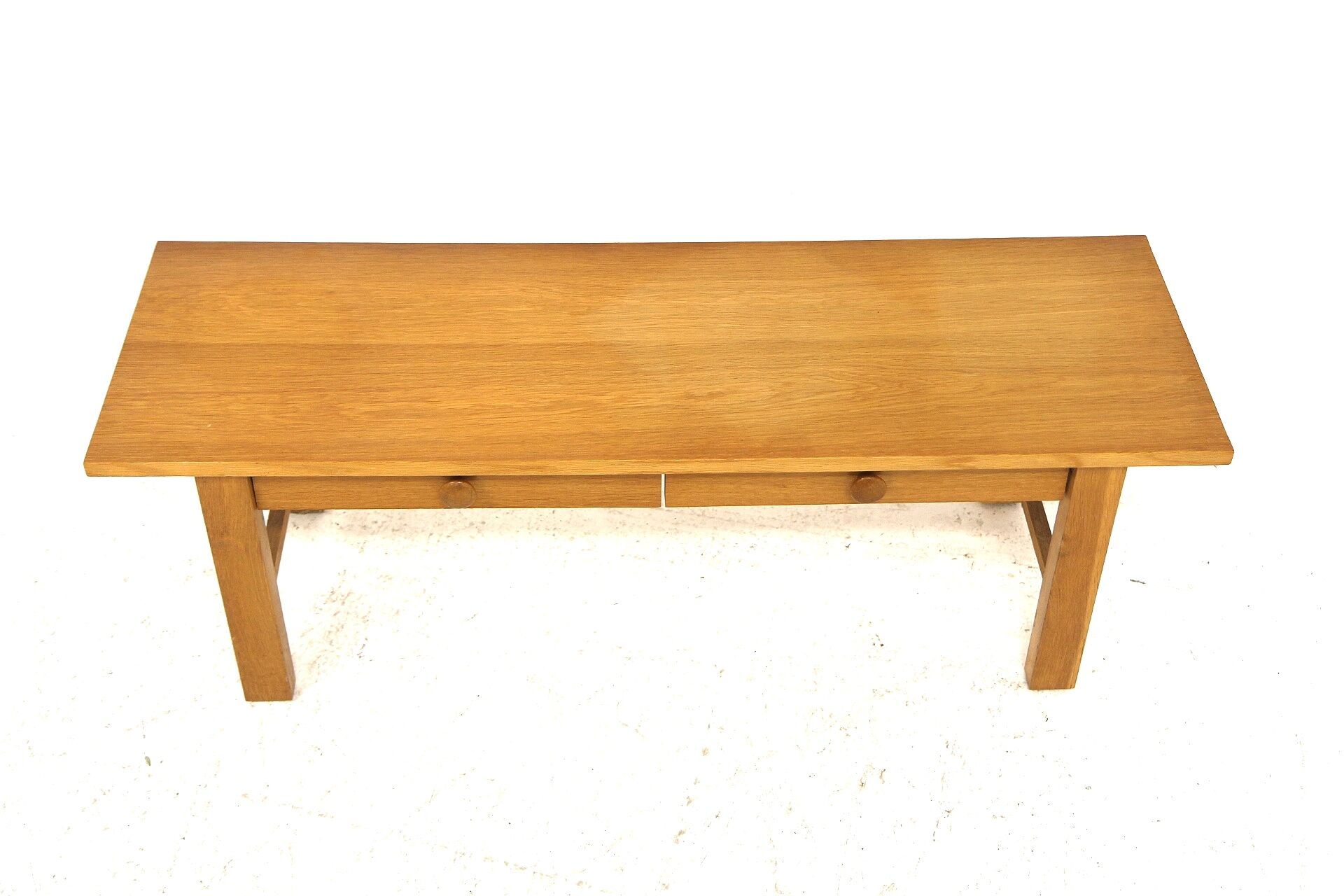 Minimalist oak bench, Sweden, 1960