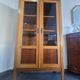 Vitrine / bibliothèque vintage bois et verre