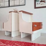 Pair of 70s bedside tables