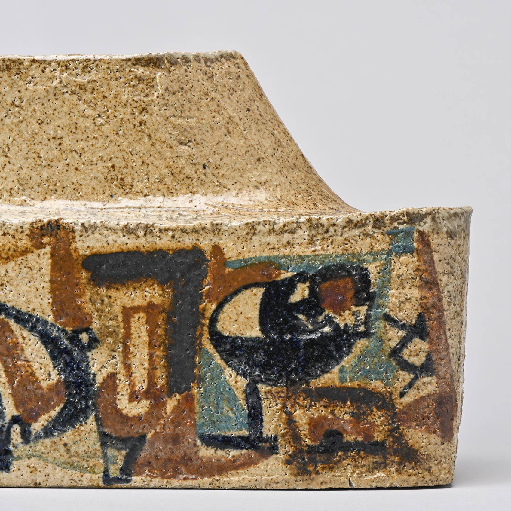 Fireclay vase by Les Argonautes, France 1960