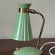 Lampe cocotte diabolo verte design années 60