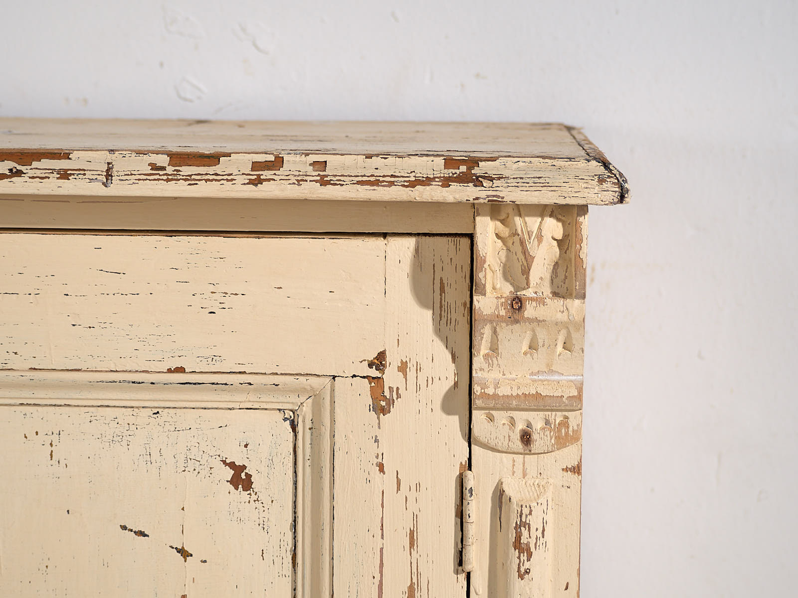 Petite armoire blanche ancienne (vers 1920) #51