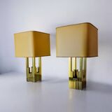Pair of Regency lamps by Bd Lumica, Italy, 1970