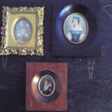 3 Miniatures XIXth