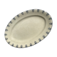 Oval dish Terre de Fer marine Rotterdam
