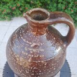 Cruche en terre cuite vernissée XIX ème