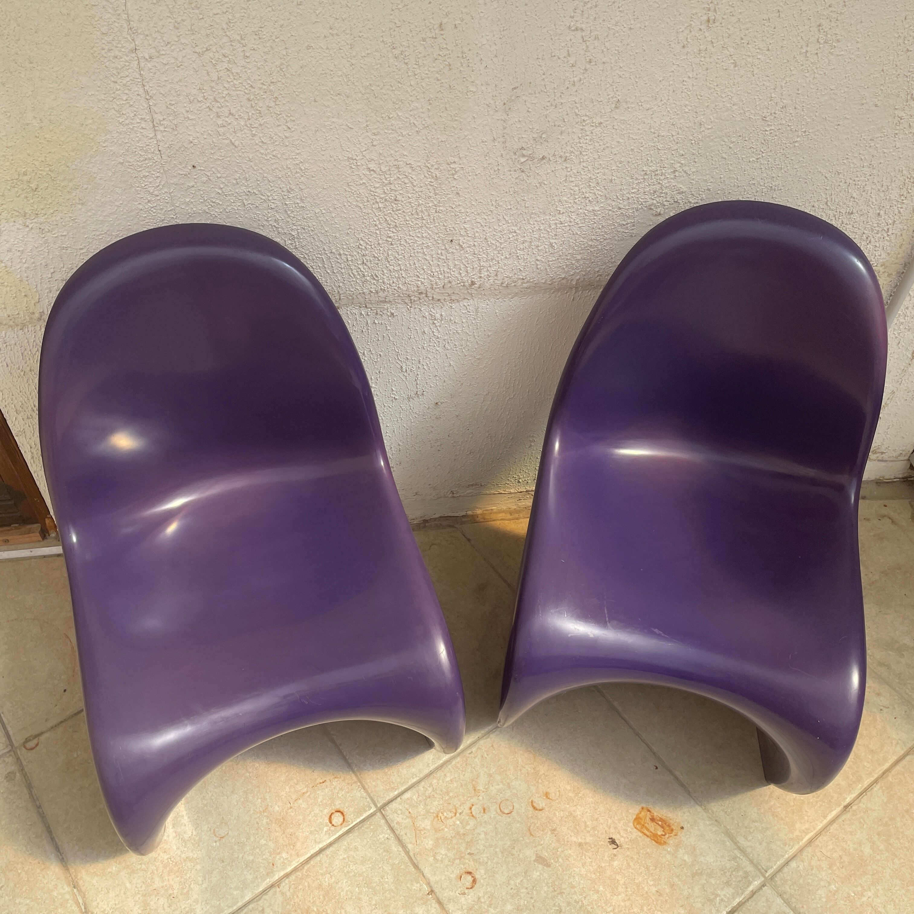 Pair of chairs by Ver,er Panton, Herman Miller 1973