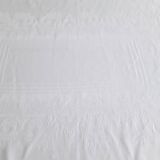 Old damask tablecloth