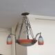 Suspension Croismare à 4 feux de lumière