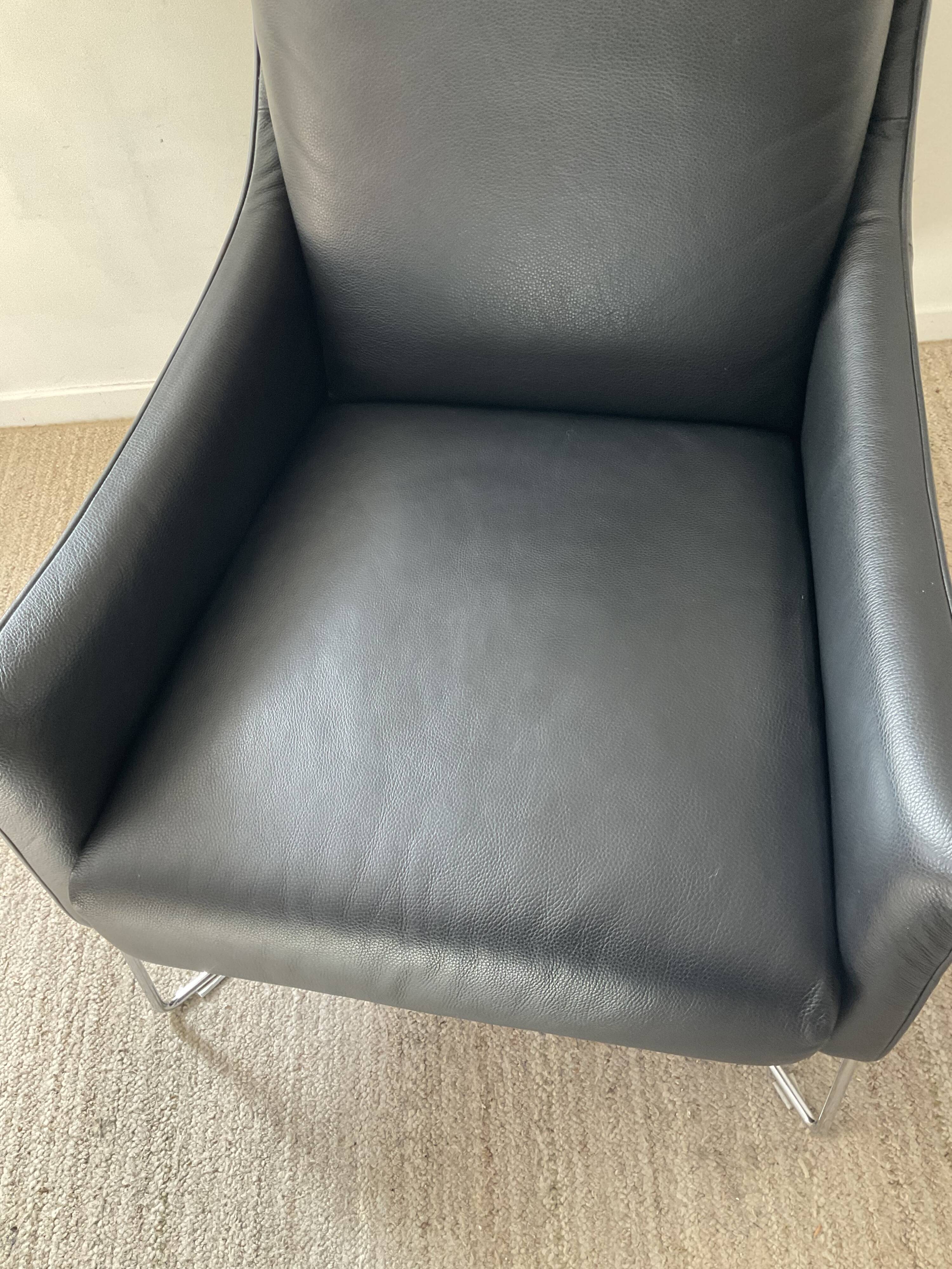 Leather armchair Natuzzi editions Italy