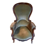 Armchair bergère style Louis Philippe