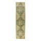 1970s Turkish hand-knotted runner rug 89x350
