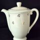 Antique pouring coffee pot in Gien earthenware, Valence model, A040