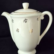 Cafetière, verseuse ancienne en faïence de Gien, modèle Valence