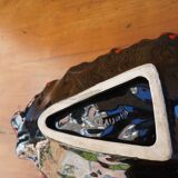 Vintage red Vallauris dish