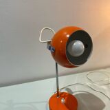 Orange eyeball table lamp