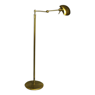 Brass Floor Lamp from Holtkötter Leuchten, 1980s