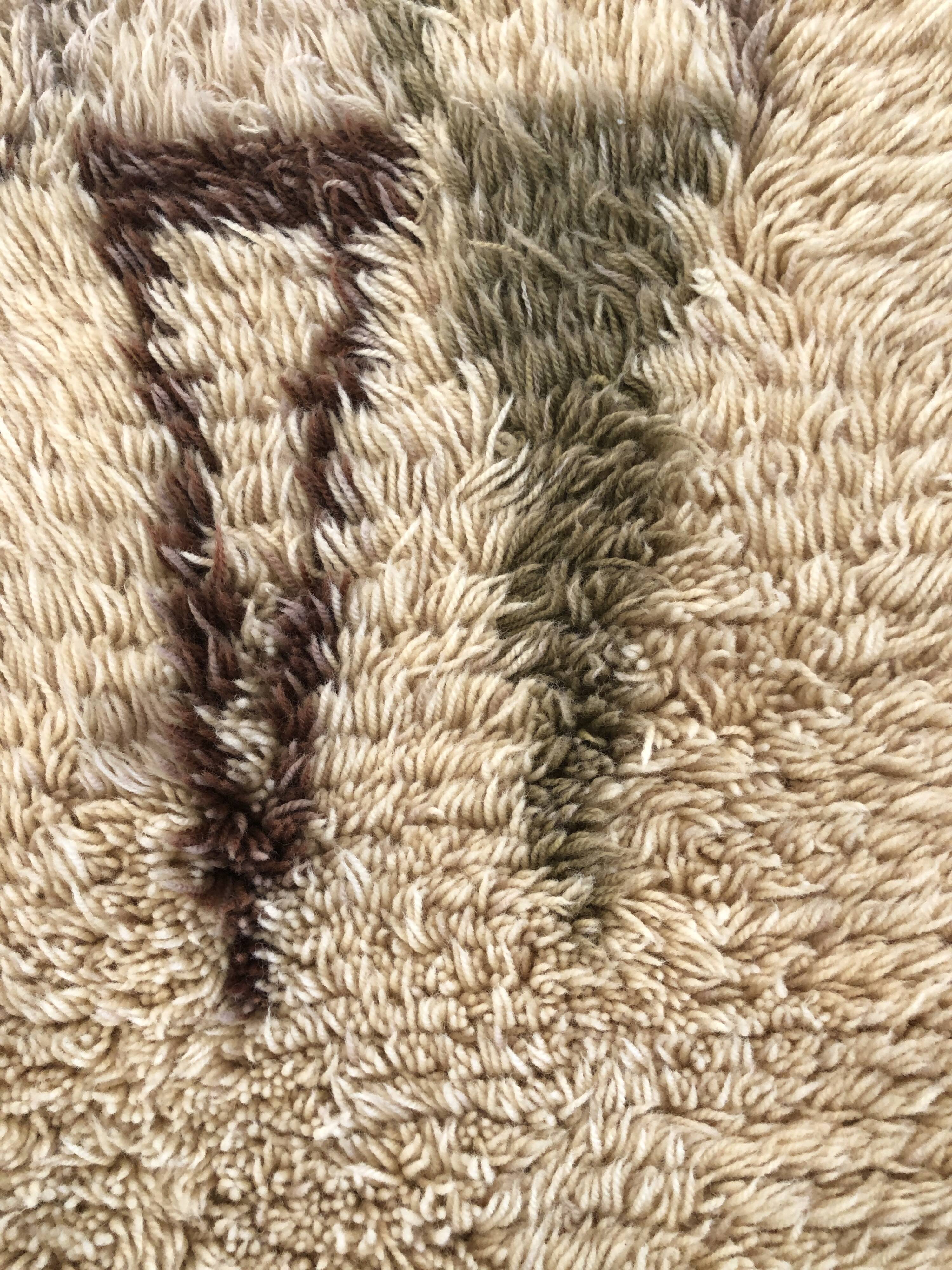 Scandinavian rug Rya by Maija Kolsi Makela, 160x100cm