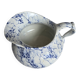 Pot à lait en porcelaine de Limoges décor bleu marbré