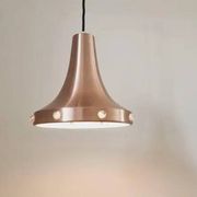 Midcentury Copper Pendant Vitrika, Sweden, 1970s
