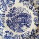 Antique Ironstone Tableware ceramic dessert plate. Patented design