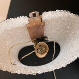 Pair of perspex wall lights