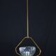 Art Decò Barovier e Toso Murano Glass and Brass Pendant Light, 1950