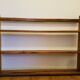 Old shelf in solid wood and exotic wood