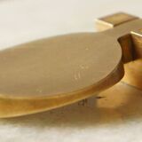 Set de 4 pendants/boutons de meuble scandinave en laiton massif