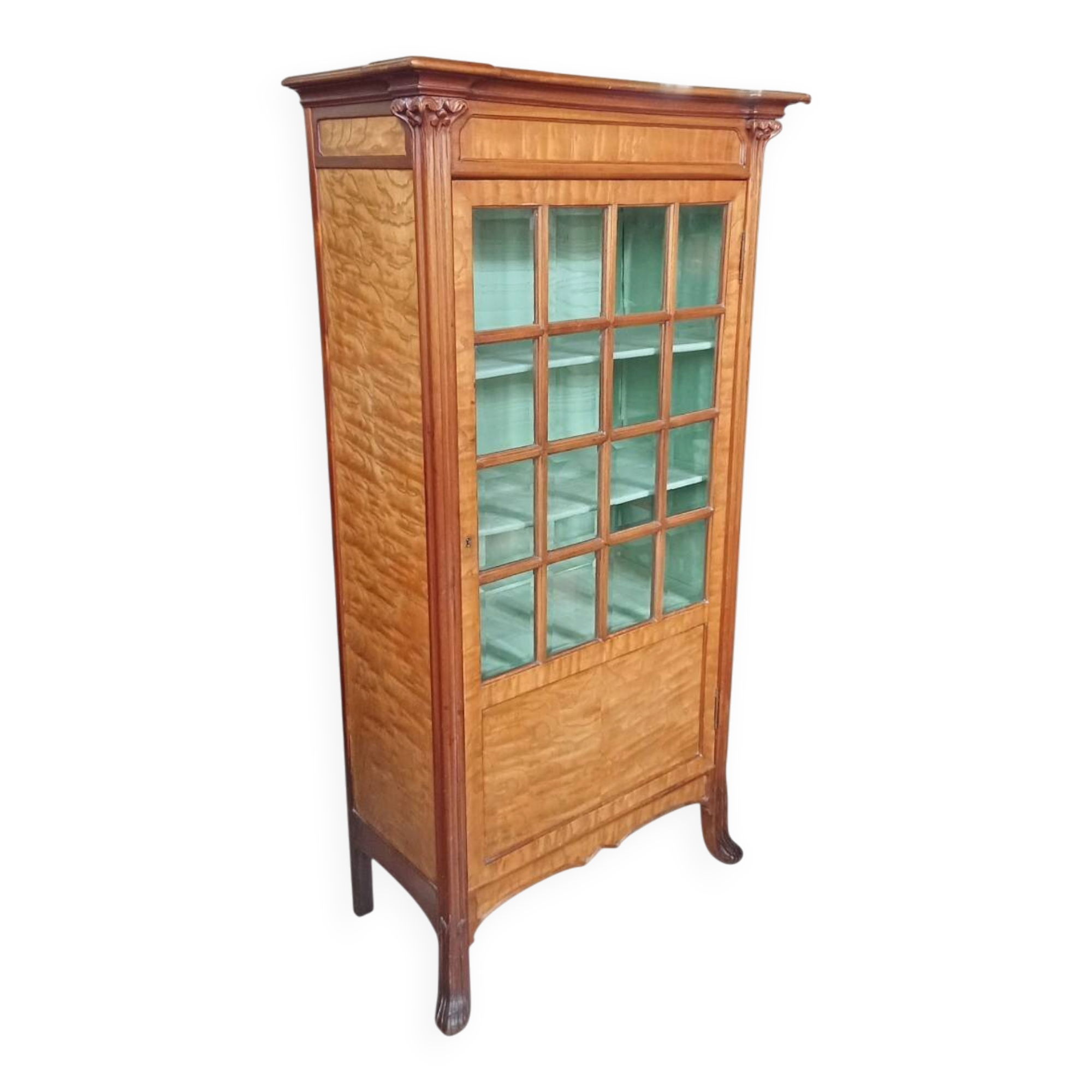 Old library display cabinet