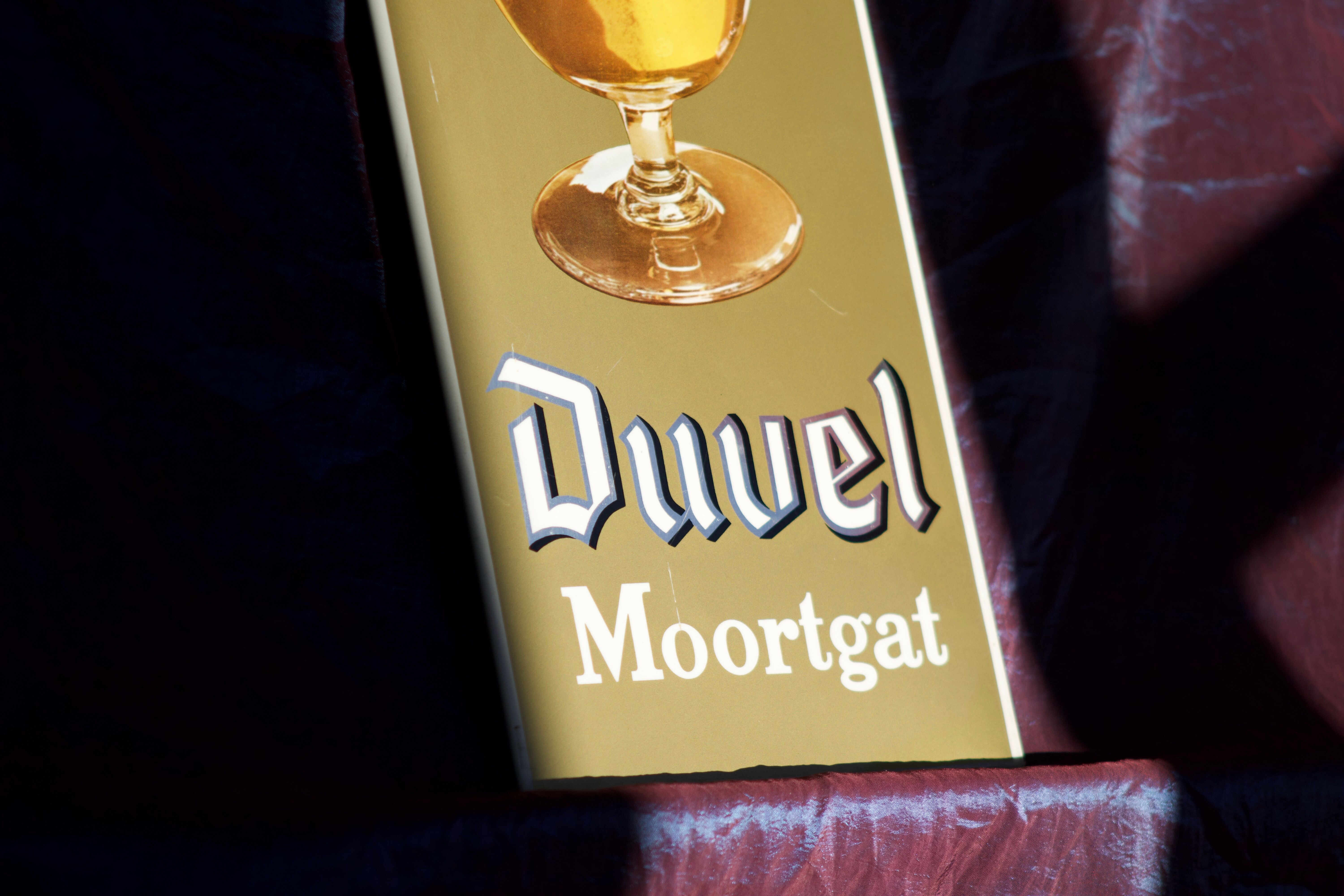 Iron plate - "Duvel" Brewery Glacoid from the 1980s