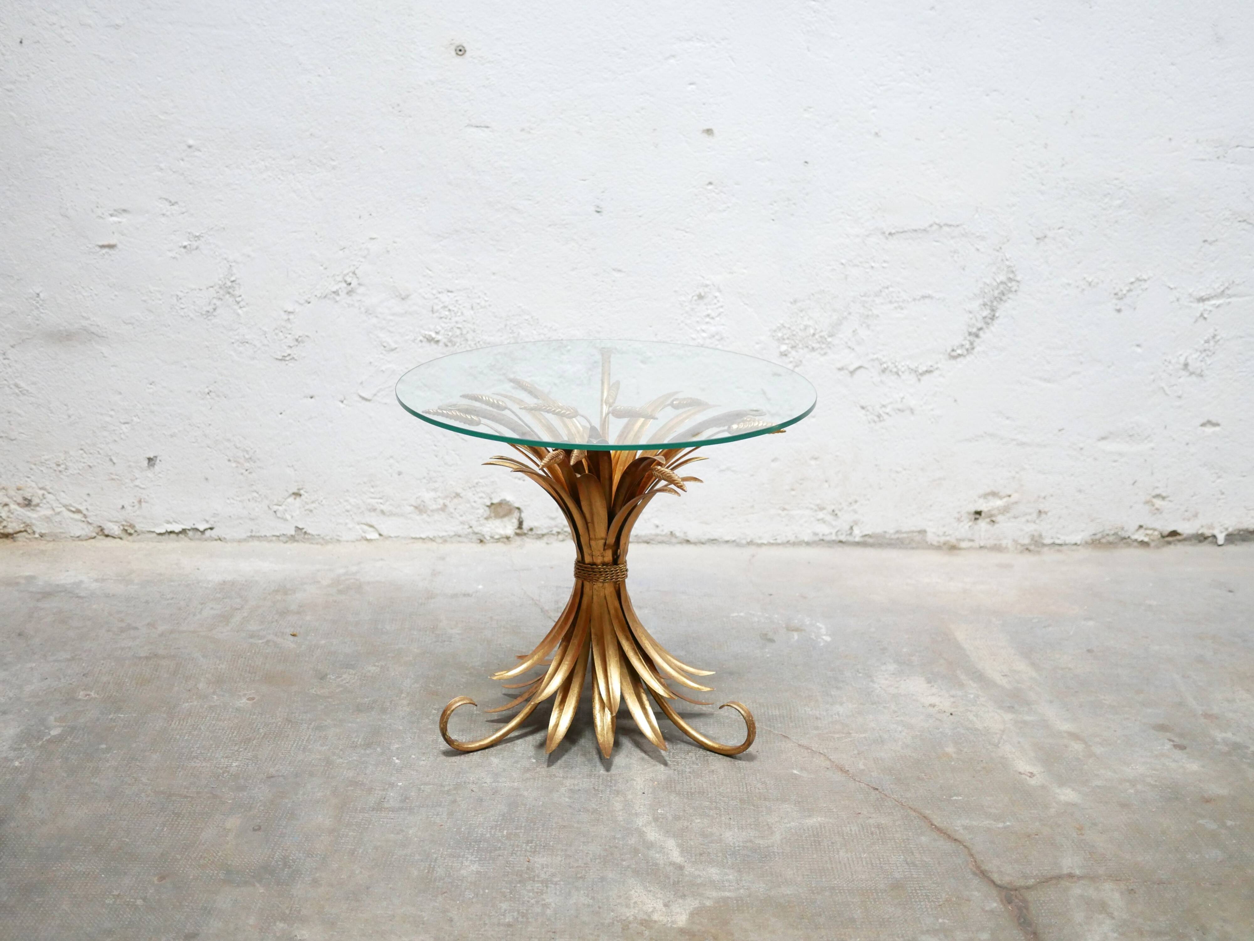 Coco Chanel vintage wheat sheaf side table