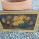 Painting, painting, oil on cardboard bouquet of flowers