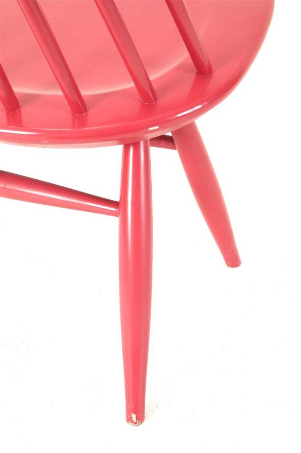 Asko / Ilmari Tapiovaara "Mademoiselle" spindle-back armchair / mid-century modern design / Finland / 1950s-60s