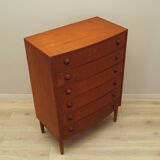 Commode en teck, design danois, années 1960, designer : Kai Kristiansen